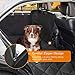 SHINE HAI Dog Car Seat Covers with Side Flaps, Nonslip Backing, Waterproof & Scratch Proof Hammock Convertible, Machine Washable Pet Backseat Cover for Cars Trucks and SUVs