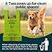 The Original Poop Bags® Dog Poop Bags with Handles, 38% USDA Biobased, Leak-Proof & Easy Tie Waste Bags for Dogs, Unscented, 120 Count