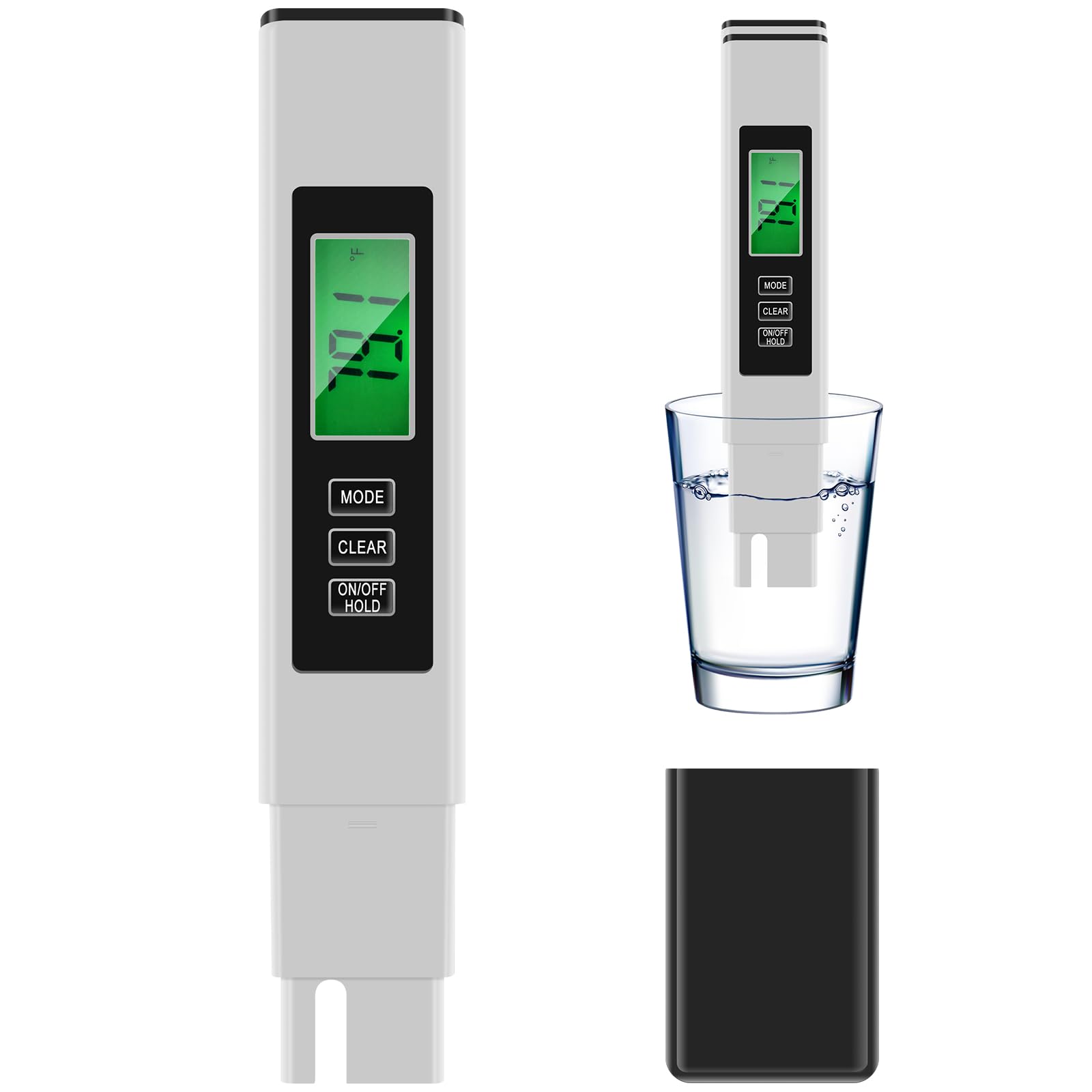 ZLHETWT Water Quality Tester Accurate TDS Water Meter Fast and Easy Water Test Meter Digital Water Tester Multifunctional TDS Meter EC Meter Temperature Meter for Drinking Water Hydroponics Aquarium