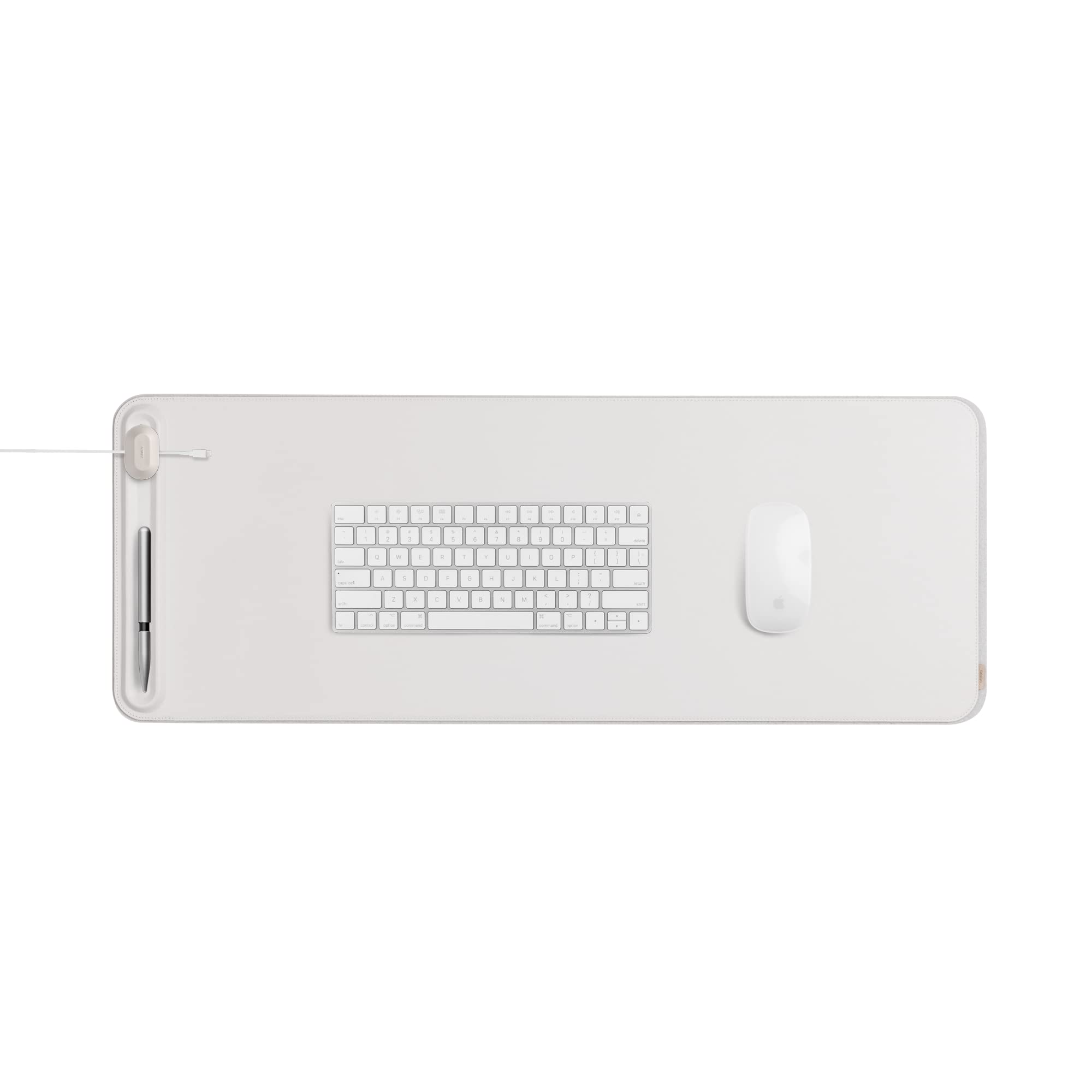 Orbitkey Desk Mat Slim - Stone, Greystone, 37.3 x 68.6 cm - Image 2