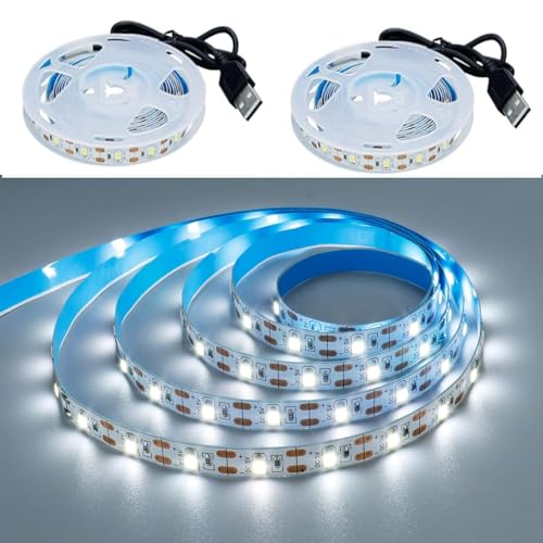 Cinta LED USB HZshark Blanca Fría 4000K 4m Interior miniatura 1