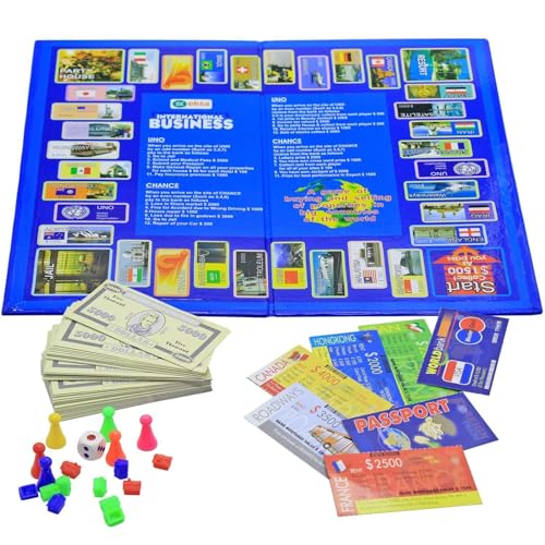 Image of G F S Plastic and Paper International Business Family Board Game, for-All Ages, Big Kid(Multicolour)