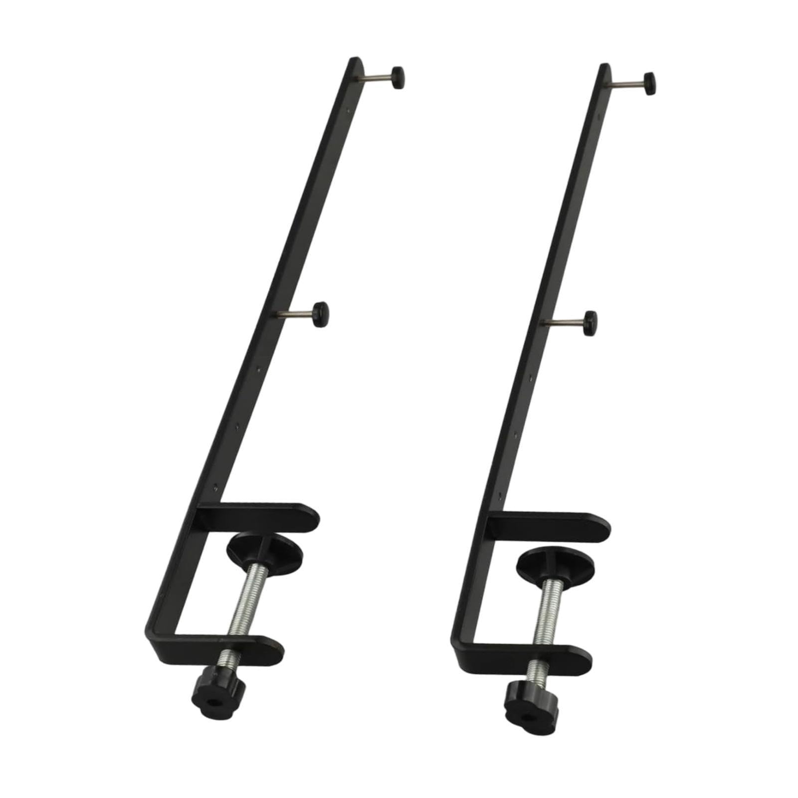 Set mit 2 Lochwandklemmen, Schreibtisch Lochwandklemmen, Robuste Metallhalterung, Höhenverstellung