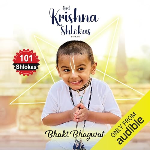 Page de couverture de Lord Krishna Shlokas For Kids