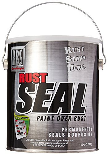 Kbs Coatings 4501 Gloss Black Rustseal - 1 Gallon Covers 200 Sq Ft, Proven Rust Prevention #TOP18