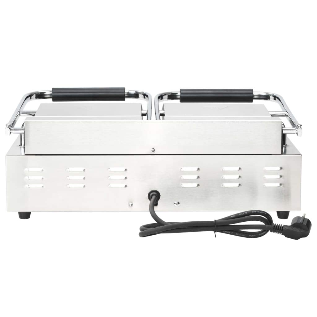 Generico Doppia Griglia per Panini Scanalata 3600 W 57x30,5x20 cm,Casa e Giardino,Cucina e Pranzo,Elettrodomestici,Piastre a Griglie elettriche-50751