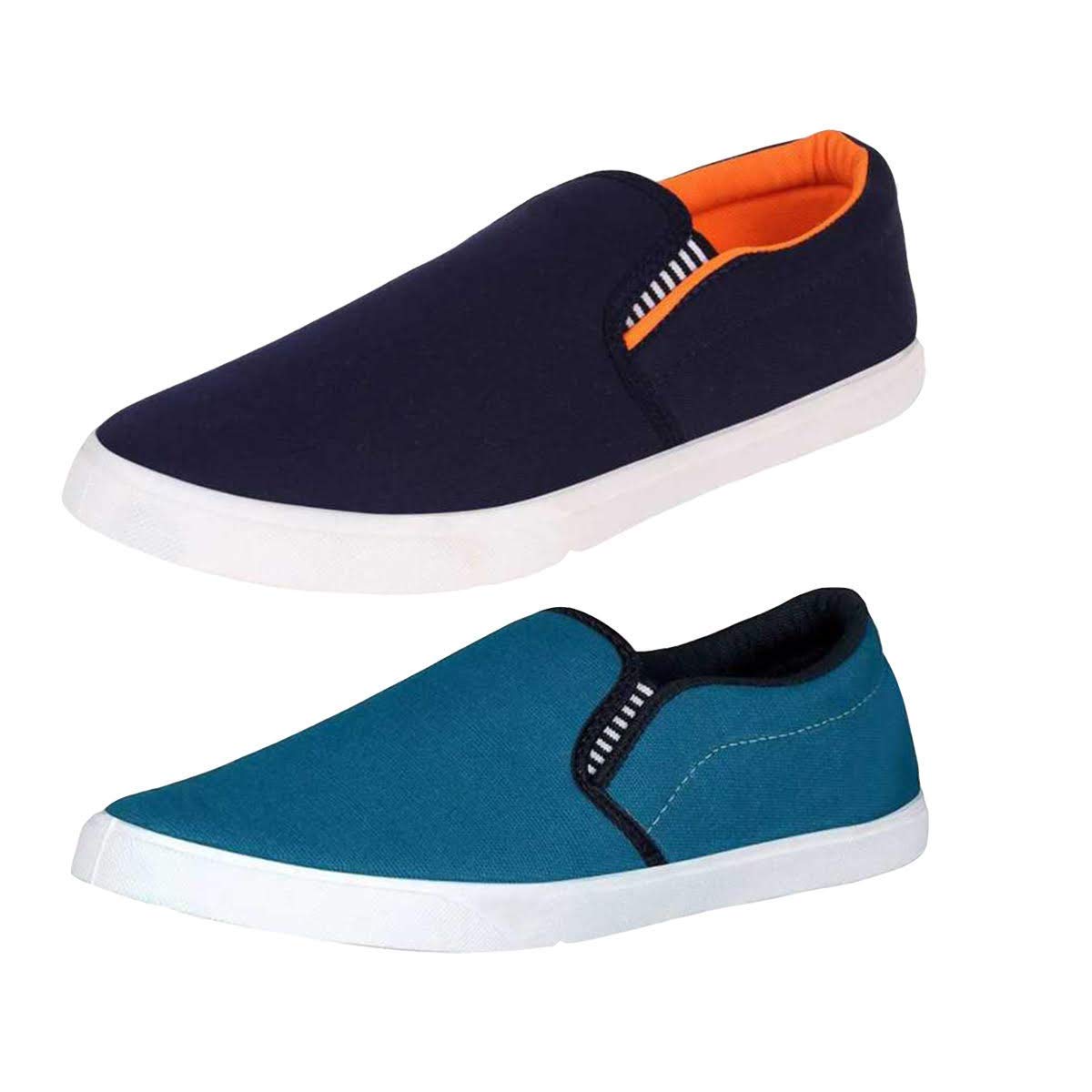Aircum Combo Pack of 2 Casual Shoes Canvas Shoes for Men - Navy, Blue Size : 8 (B08CDXH4PD) Amazon Price History, Amazon Price Tracker