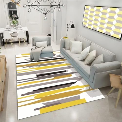 Tapis de sol 160x200cm résistant lavable à motif graffiti pour terrasse et salon - 2