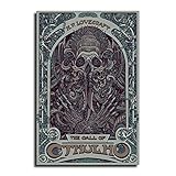 Lovecraft Horror Smite-Cthulhu Canvas Art Poster And Wall Art Picture Print Modern Family Bedroom Decor Posters 16x24inch(40x60cm)