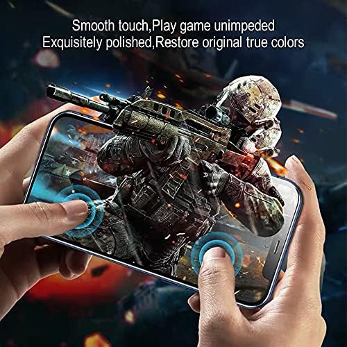 Arae 3 Pack Screen Protector for iPhone 14/ iPhone 13/ iPhone 13 Pro 6.1 Inch, Tempered Glass with Alignment Frame Bubble-Free Anti-Scratch HD Clear