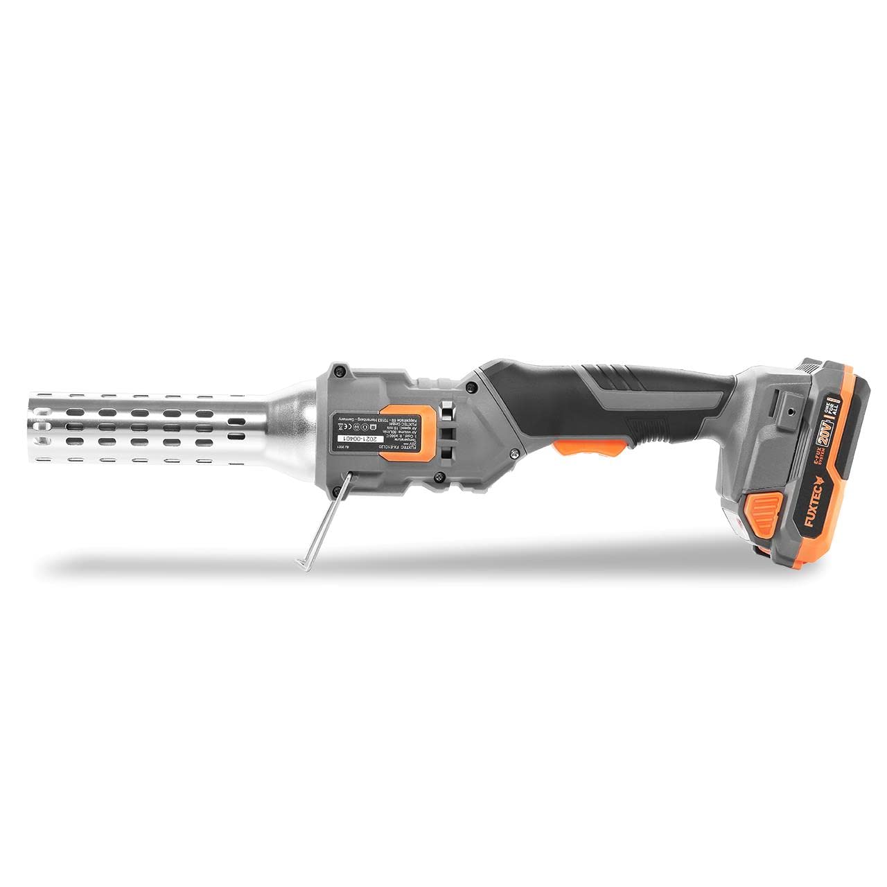 Fuxtec 20V Allume-Feu Batterie FX-E1CL20 2Ah Chargeur 1A Barbecue 550°C Allume-Charbon de Bois