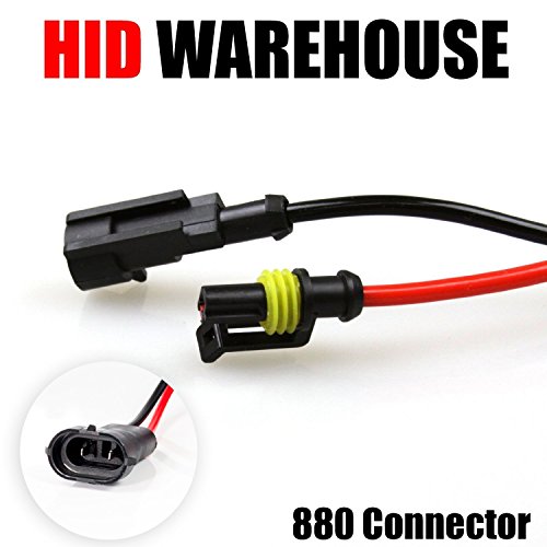 Image of AC HID Xenon Replacement Bulbs - 880 /881 5000K - Bright White (1 Pair)