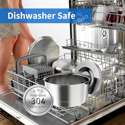 3L/101oz Large Capacity Dog Water Bowl Stainless Steel No Spill Dog Bowls Slow Drinking Dog Water Feeder Dispenser - Image 5