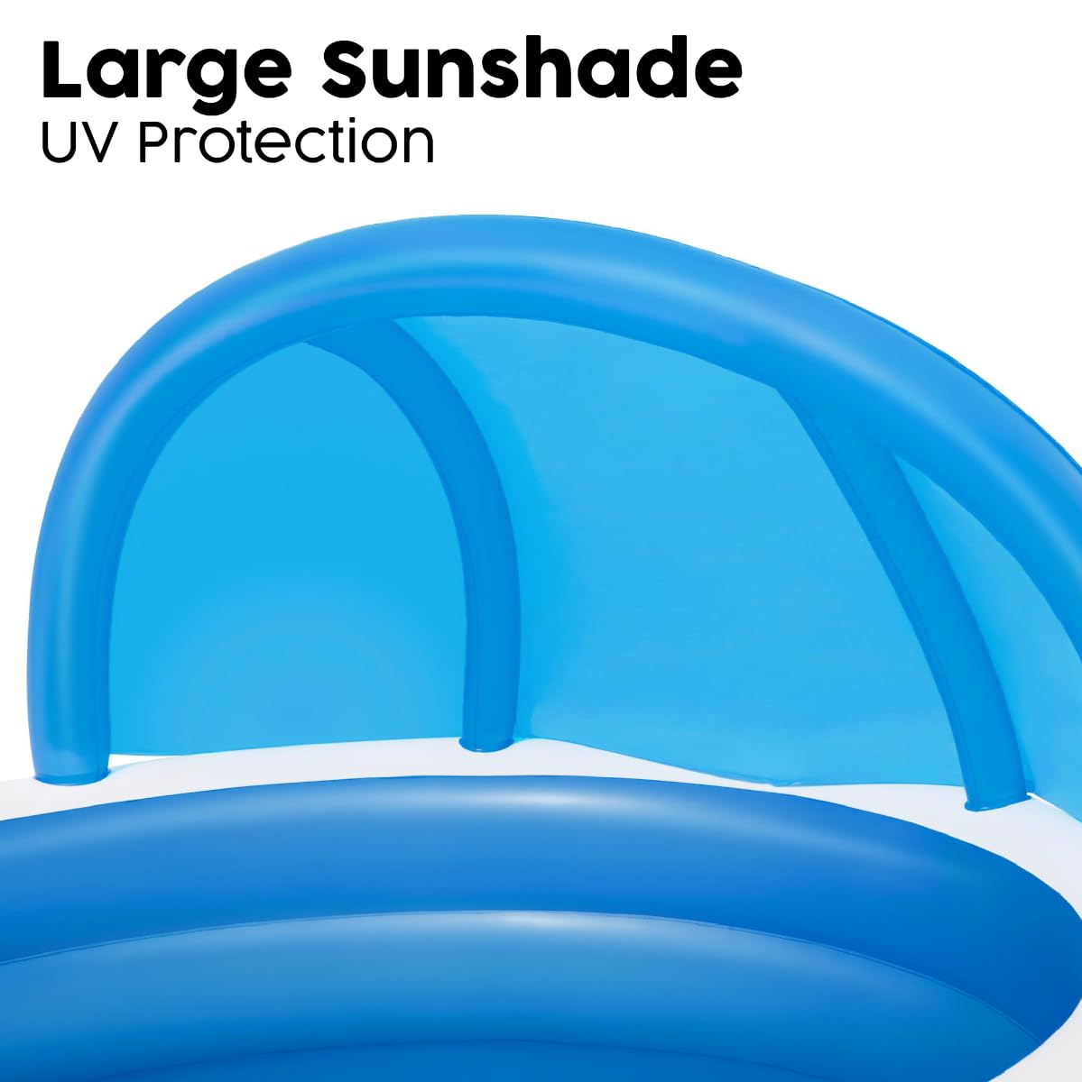Bestway® 7'11" x 7'11" x 55"/2.41m x 2.41m x 1.40m Summer Days Family Pool