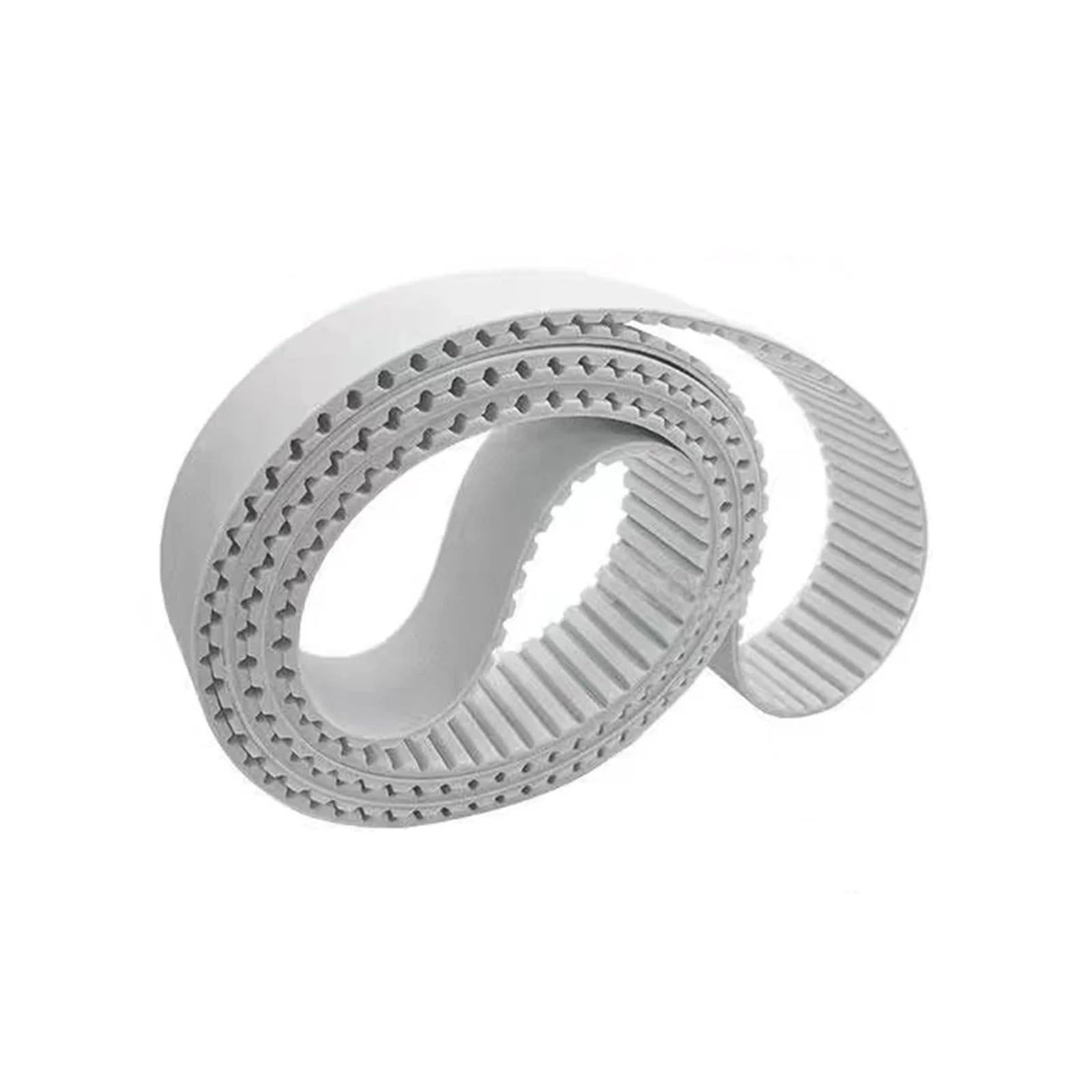WKAIYUAN AT10 PU Timing Belt Perimeter：400mm-795mm Belt Width: 10/15/20/25/30/40mm AT10 White Polyurethan Closed Loop Belt(420mm,40mm)