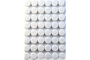 48 Pieces White Felt Self Adhesive Bumpers