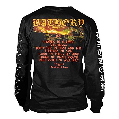 Bathory Men's Hammerheart Long Sleeve T-Shirt Black | Officially Licensed Merchandise3