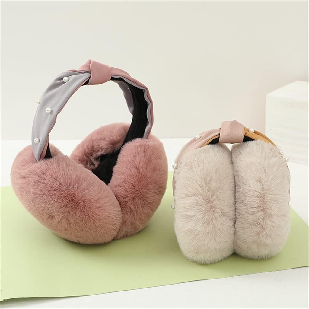 ZUMAHA Orejeras mullidas para Invierno, Orejeras de Felpa Bonitas y cálidas, Orejeras cálidas de Felpa, Calentadores de Orejas Plegables, Elegantes y cómodas