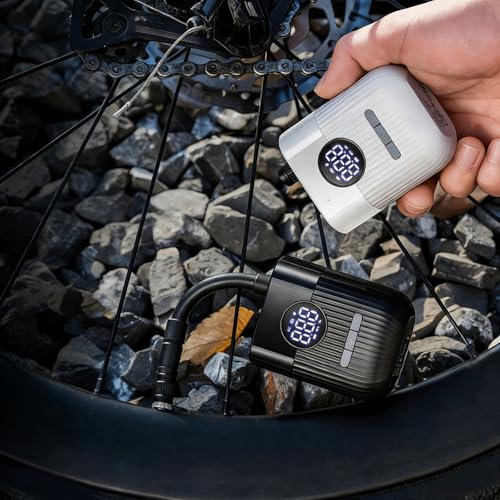 Compresseurs à air compacts rechargeables haute précision vélos - 2