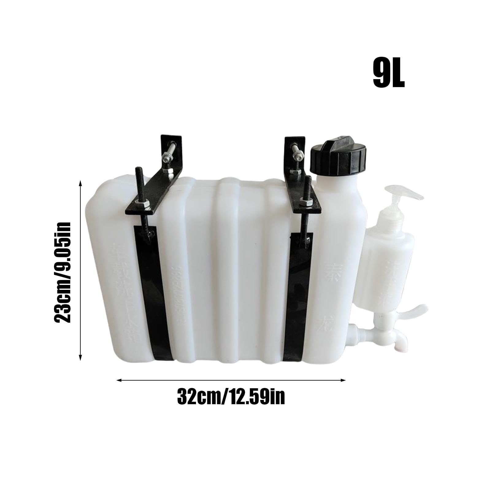 Réservoir d'eau pour Camping-Car | Réservoir de Stockage d'eau de 9 L avec Robinet | Carafe à Eau, réservoir d'eau Utilitaire Portable, Transporteur d'eau pour Camion, remorque, Camping-Car