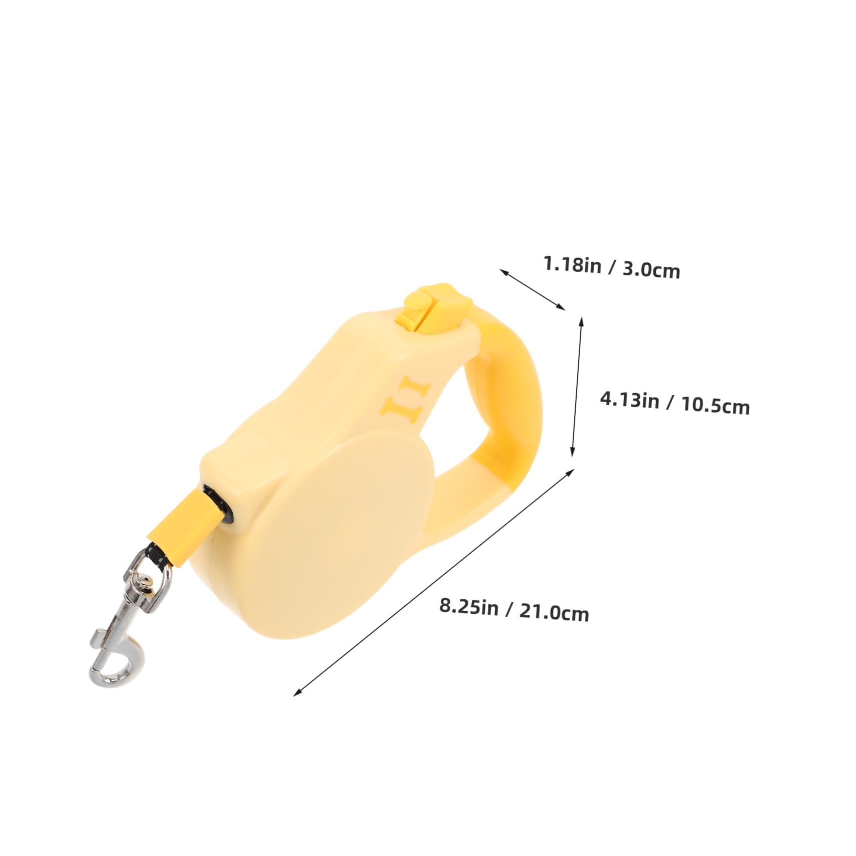 BCOATH Retractable Dog Leash with Slip Handle Stylish Nylon Tape for Corgis Small Dogs One Button Operation for Easy Control for Walking Training