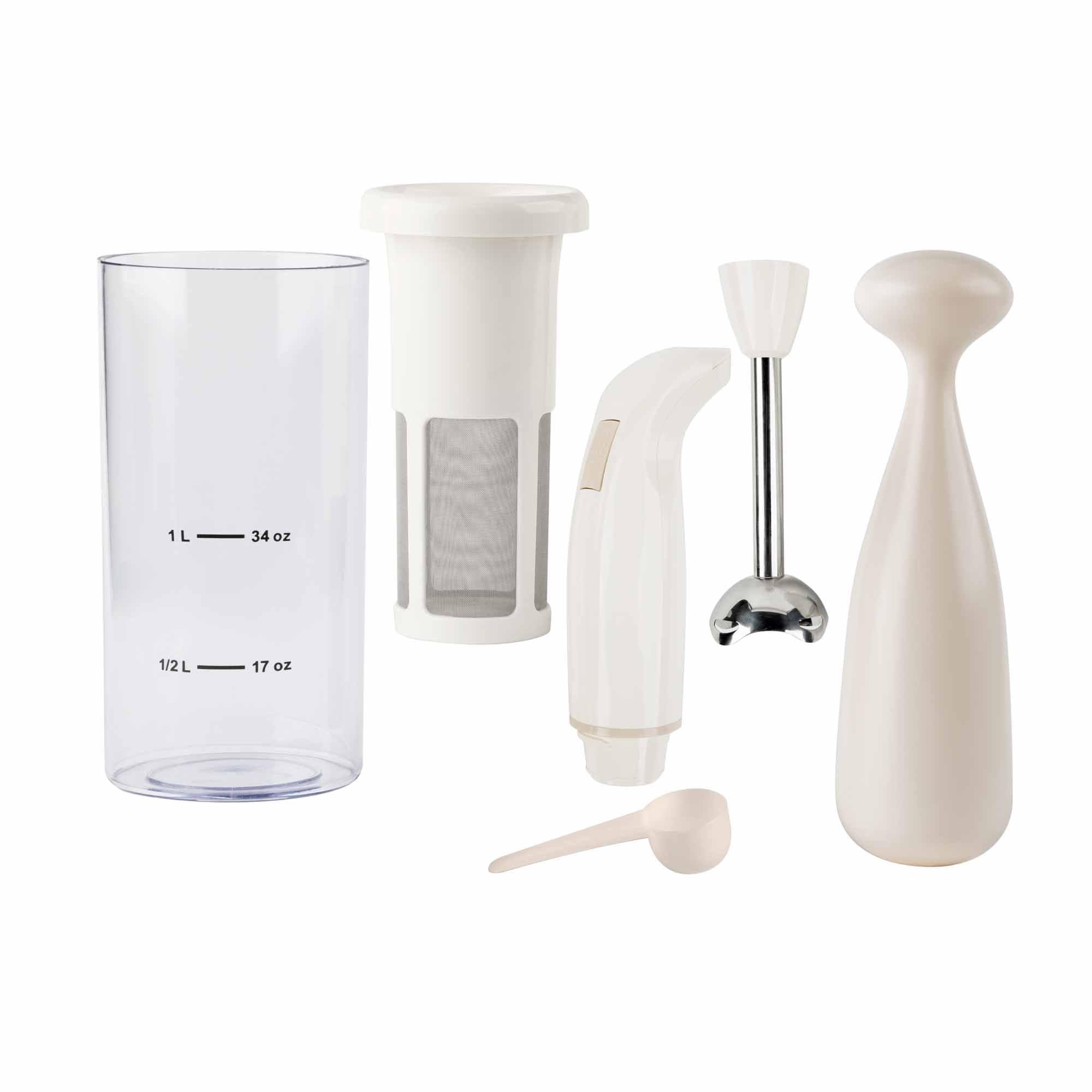 JATA Milker JELV2300 Melkmachine voor zelfgemaakte groentemelk, havermout, sojabonen, rijst, amandelen, maximale emulsie, 1 liter in 1 minuut, met 5 recepten, zonder mixer