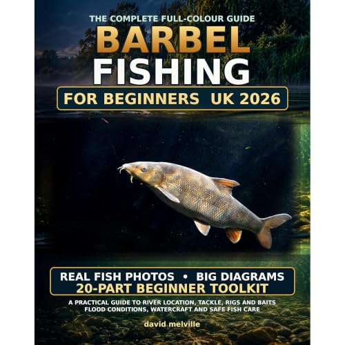 Barbel Fishing for Beginners UK 2026 Audiolibro Por david melville arte de portada