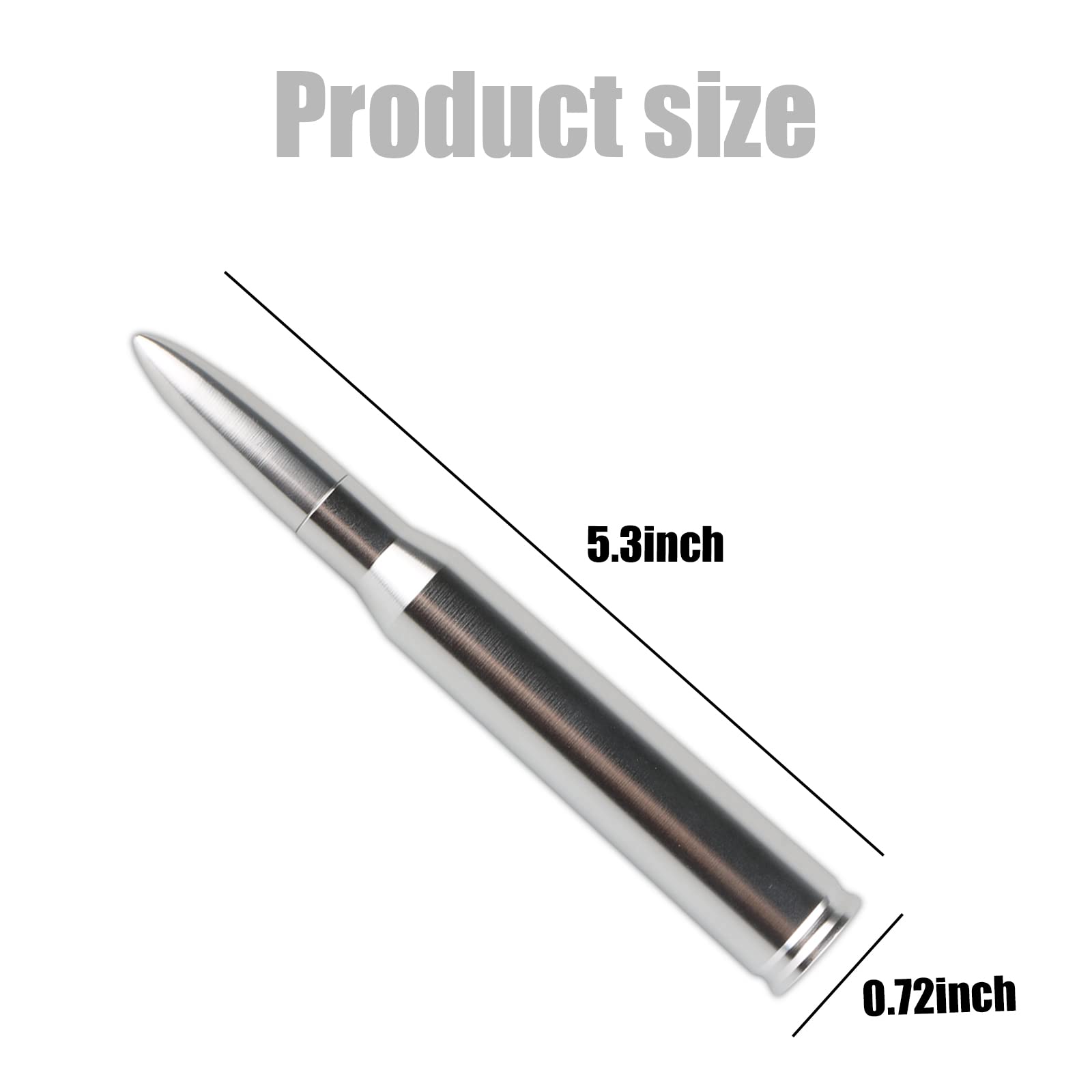 Sodcay Pack-1 Car Truck Bullet Antenna, 5.5