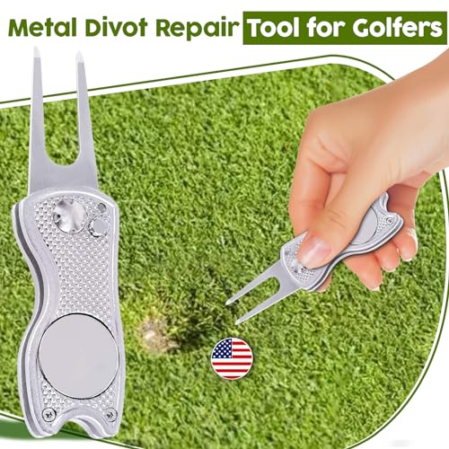 Golf Fathers Day Dad Gifts for Men from Daughter Son Wife - Golf Accessories Set includes Golf Balls, Golf Tees, Golf Divot Tool, Rangefinder, Golf Scorer, Ball Marker & Hat Clip in Hi-End Case - Thumbnail 2