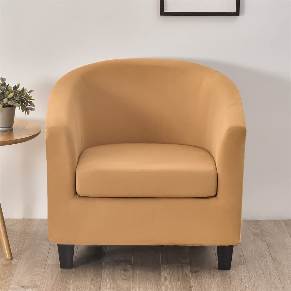 Copripoltrona Chesterfield In Velluto Elasticizzato - 2 Pezzi Per Poltrona Club - Foto 6