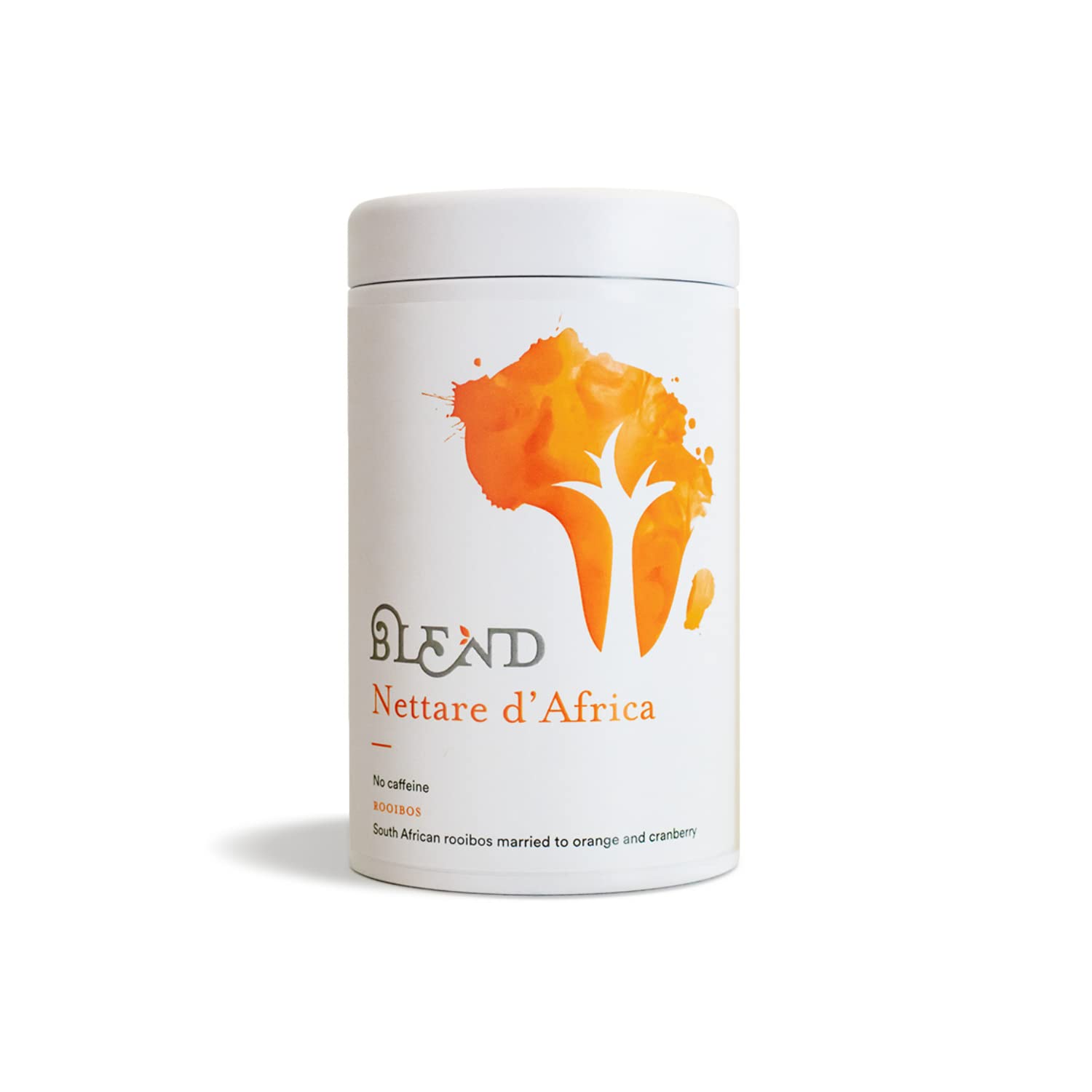 Blend Tea | Nettare d'Africa Rooibos del Sudafrica e Fiori d'Arancio | Rooibos Foglia Sfusa | Tè Rosso e Fiori Arancio - 100 Gr