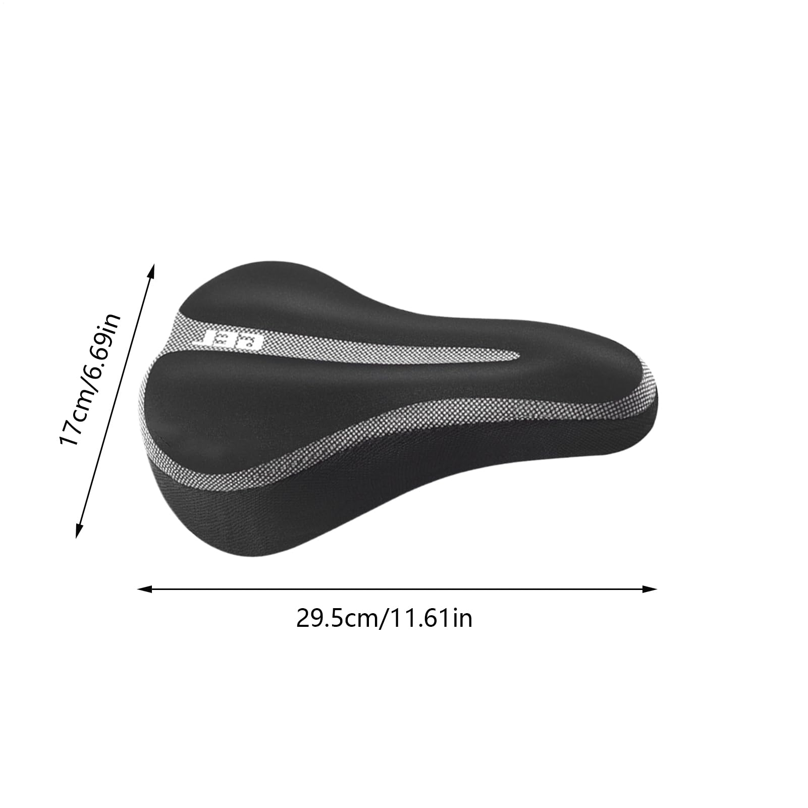 Coprisella Imbottito Per Ciclismo - Rivestimento Sella Bici Confortevole In Silicone Imbottito - Parte Di Ricambio Morbida Regolabile E Impermeabile Per Uomo E Donna Con Design Universale