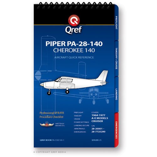 Piper Cherokee 140 PA-28-140 Qref Book