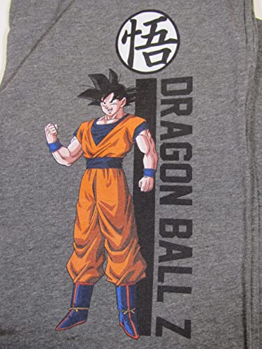 Dragon Ball Z Goku Men's Heather Gray Pajama Pants2