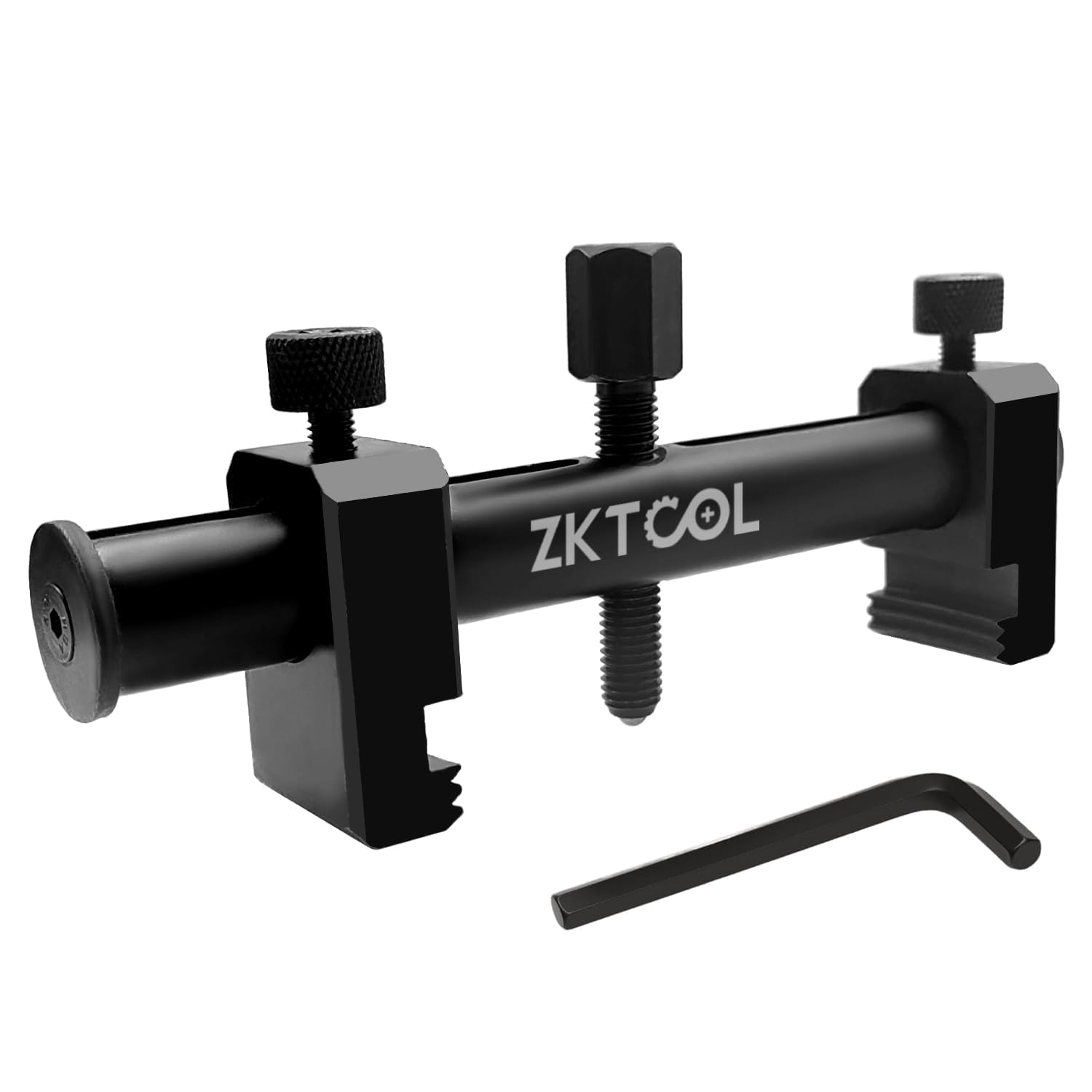 ZKTOOL Extracteur de Poulie de Vilebrequin Nervurée Universel | Kit Réglable 35-160MM pour Poulies V-Nervurées d'Alternateurs, Unités de Climatisation et Pompes à Eau.