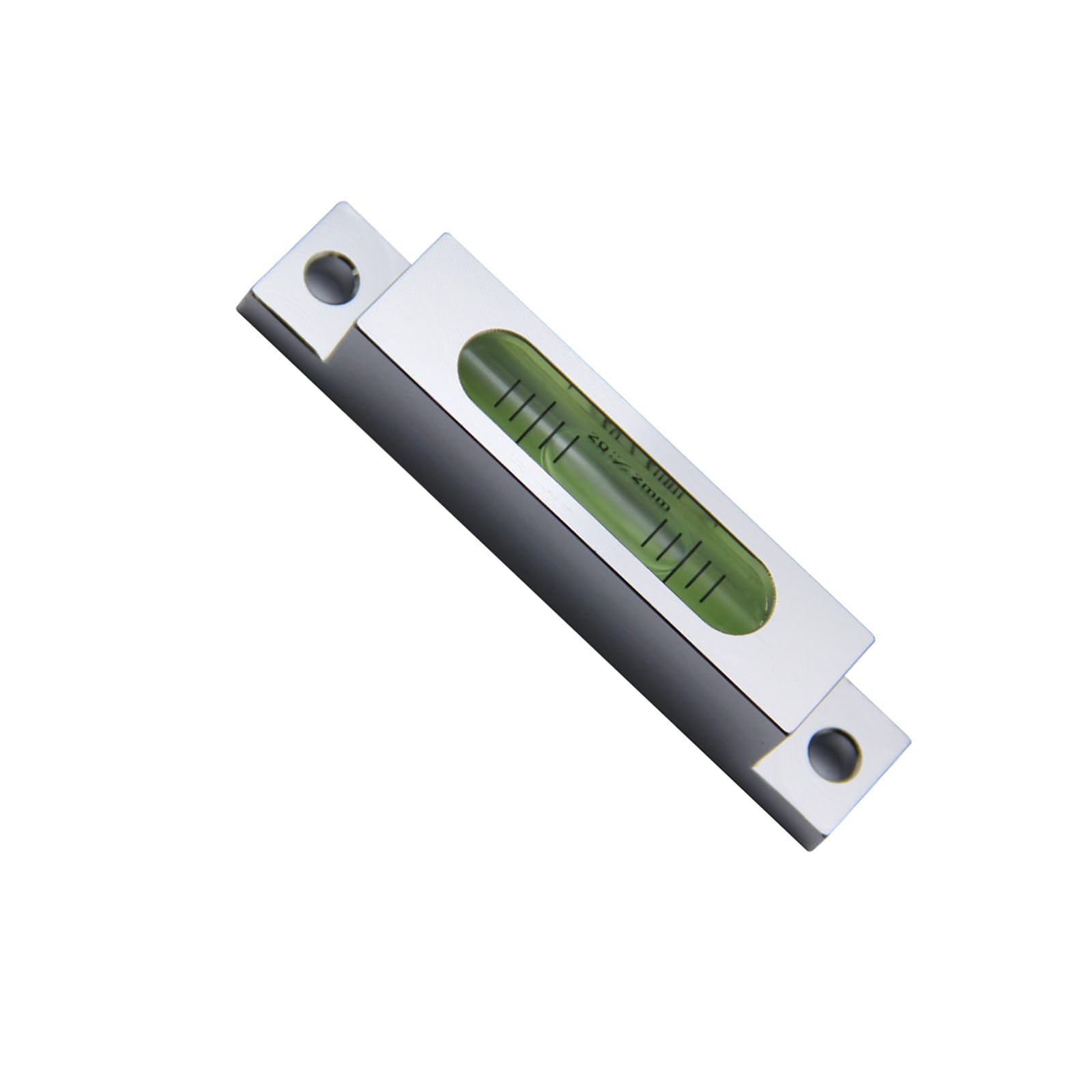 Buxuaaaa Silver Noctilucent Aluminum Leveler Instrument Gauge Tool With Alloy Housing And Clear Visibility For Construction Diyer Projects Aluminum Alloy Bubble Leveler