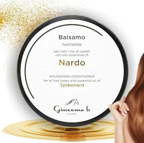 Giacomo B - Acondicionador Nutritivo para el Cabello Travel Size 100 ml - Acondicionador para Cabello con Extracto de Nardo y Queratina, Estimula el Crecimiento y Repara el Cabello Dañado