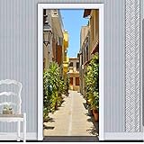 755. Kunsttüraufkleber sind für Türen, Wände, Fenster, Fliesen oder Spiegel geeignet, trockene, saubere, glatte Oberflächen, geeignet für Inneneinrichtung, Bürodekoration, Schlafsaaldekoration, kommerzielle Innendekoration. Einfaches Heimwerken: Keine besonderen Fähigkeiten erforderlich. Hinweis: Diese selbstklebende Vinylfolie eignet sich für alle Arten von Wand- / Türfarben.
