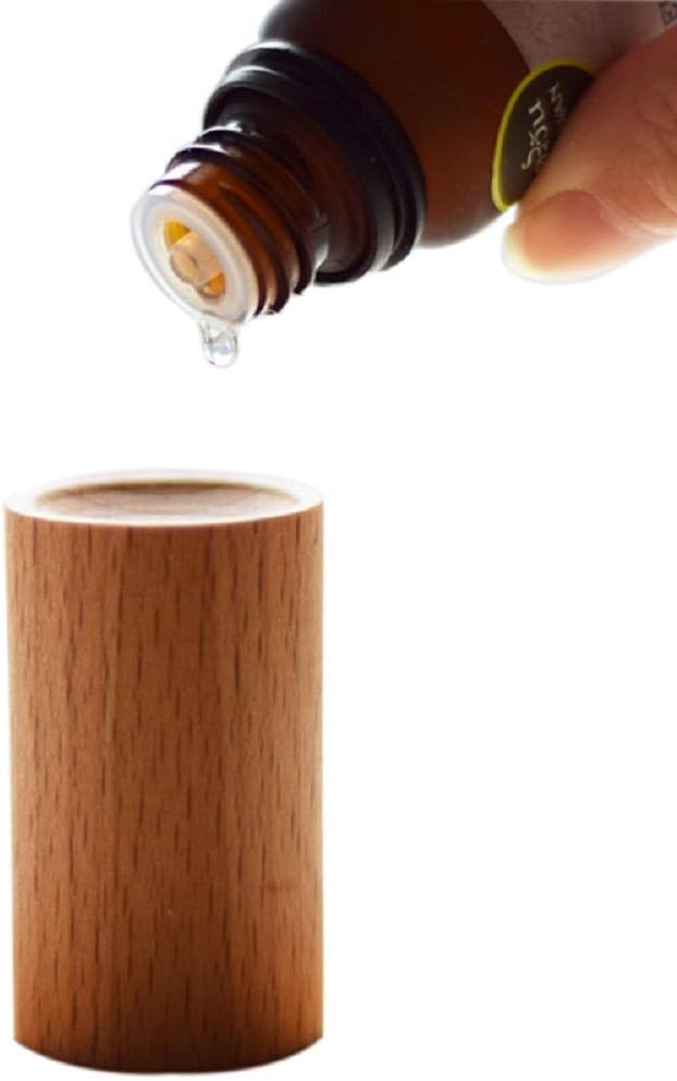 Essential Oil diffused Wood -Aromatherapy Diffuser for Essential Oils- Car diffused Wood - Refreshing - Sleep aid - for Bedroom/Beauty Salon/Meditation, by HOSSIAN(2pcs)