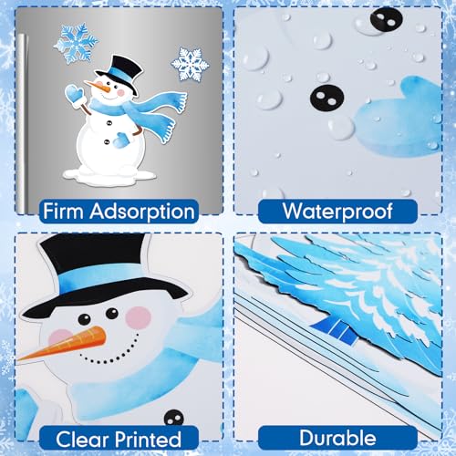 Set de 29 imanes decorativos de nieve Let It Snow miniatura 3