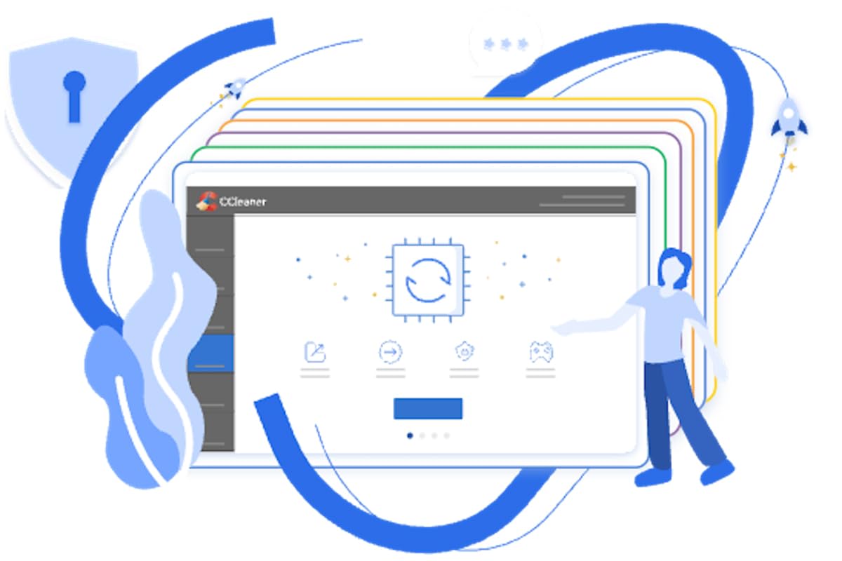CCleaner Professional | PC-Optimierung & Reinigung | Driver Updater & Software-Aktualisierung | Beschleunigt Systemstart & schützt Privatsphäre | Lizenz für 1 Jahr | Win 11, 10