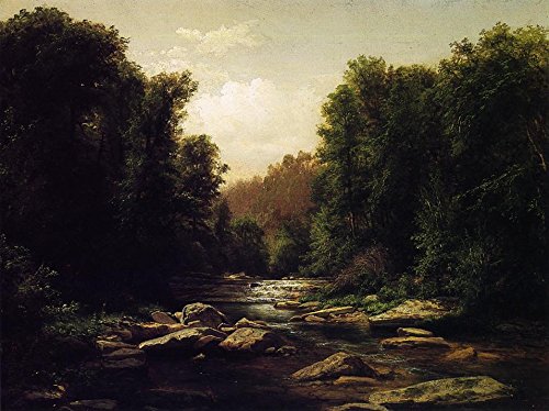 Pennsylvania Mounain Stream by George Hetzel - 20" x 25" Premium Canvas Print