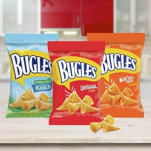 By The Cup Bugles Original And Nacho Cheese Crispy Corn Snacks thumb #5
