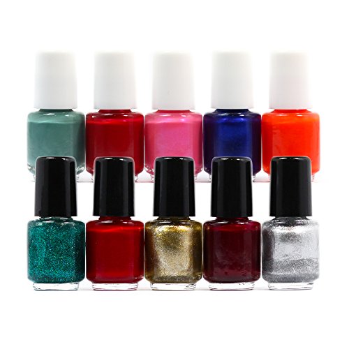 Beauty Brags Mini Nail Polish 10-Piece Collection Set