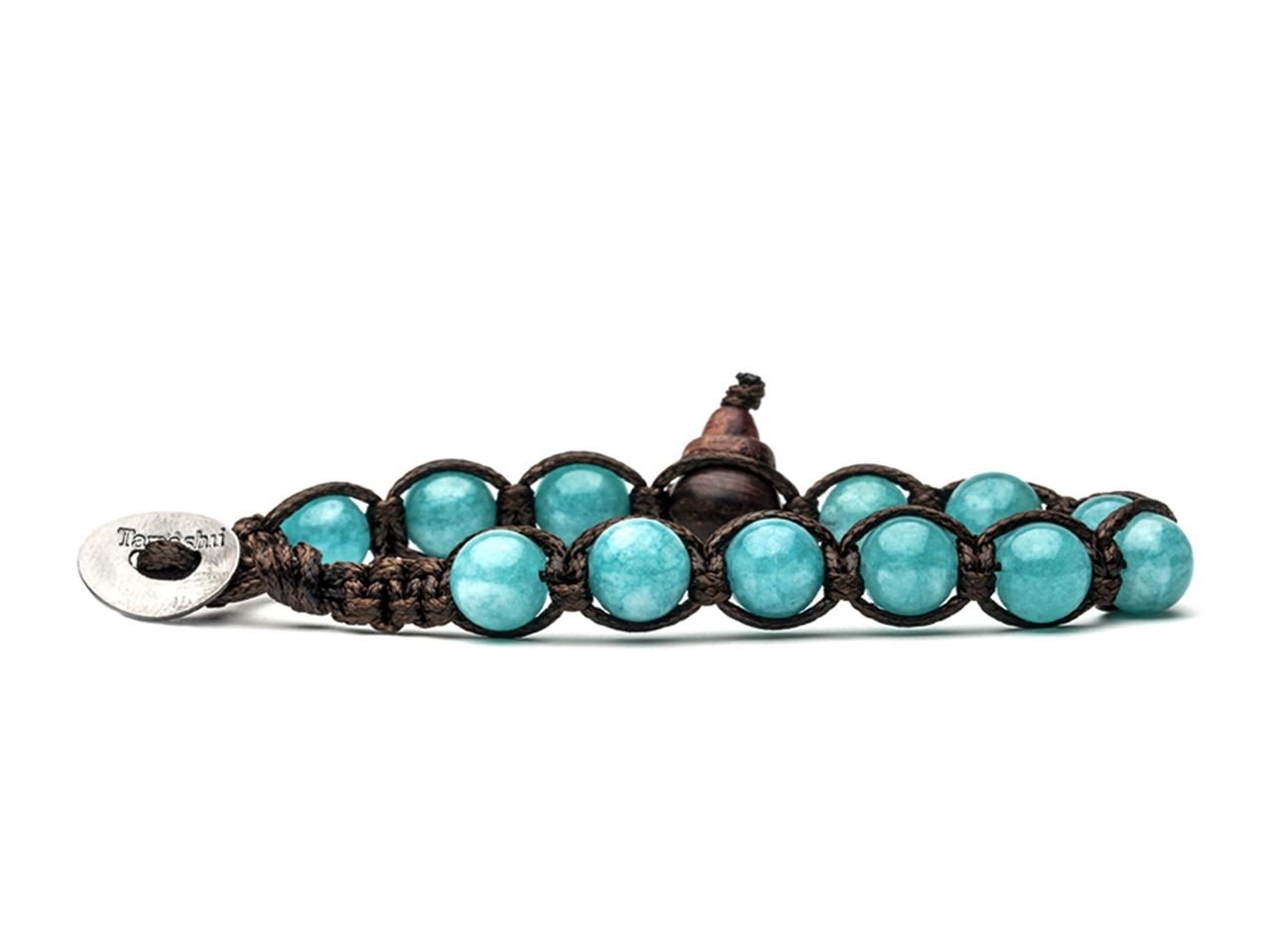 TAMASHII Bracciale Tibetano in Giada Verde Acqua BHS900-200