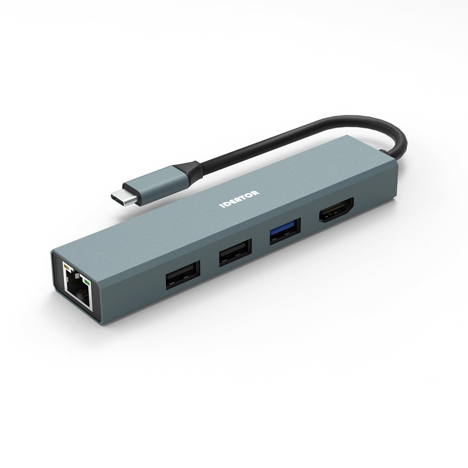 USB3.0 ハブ 6in1 Type-c hub  PD充電 4K HDMI 6in1 USB Type-C ハブ 4K HDMI USB3.0 PD対応 LAN 1Gbps ポート
