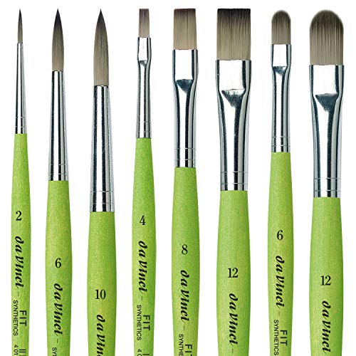 da Vinci Student Student Brush Set, Black 8 Each