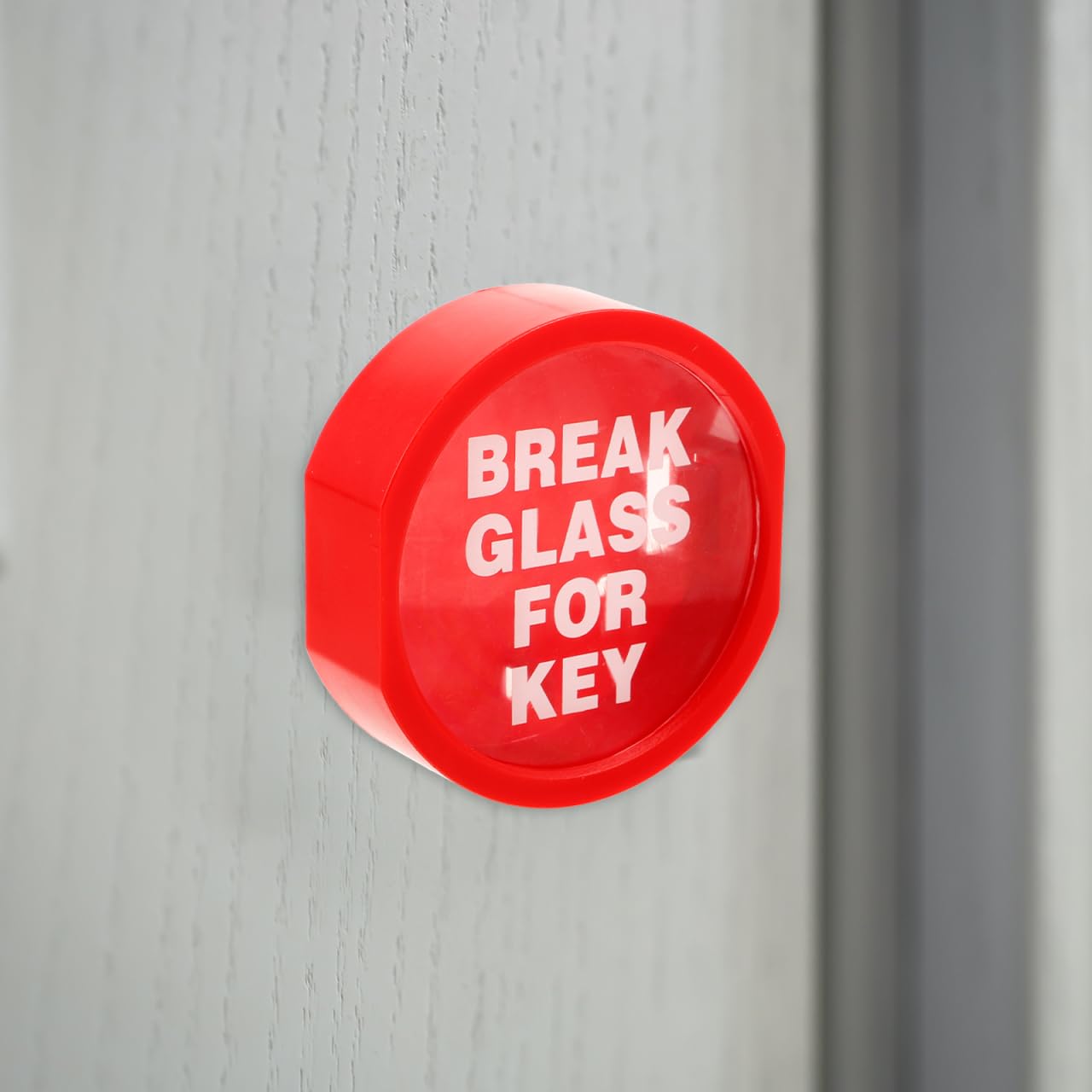 DOITOOL Break Glass for Key : 5PCS Wall-Mounted Emergency Breakglass Box Locker Key Holder for Glass Break Lock Boxes Replacement Units for Emergency Access and Fire Safety Red - Image 4
