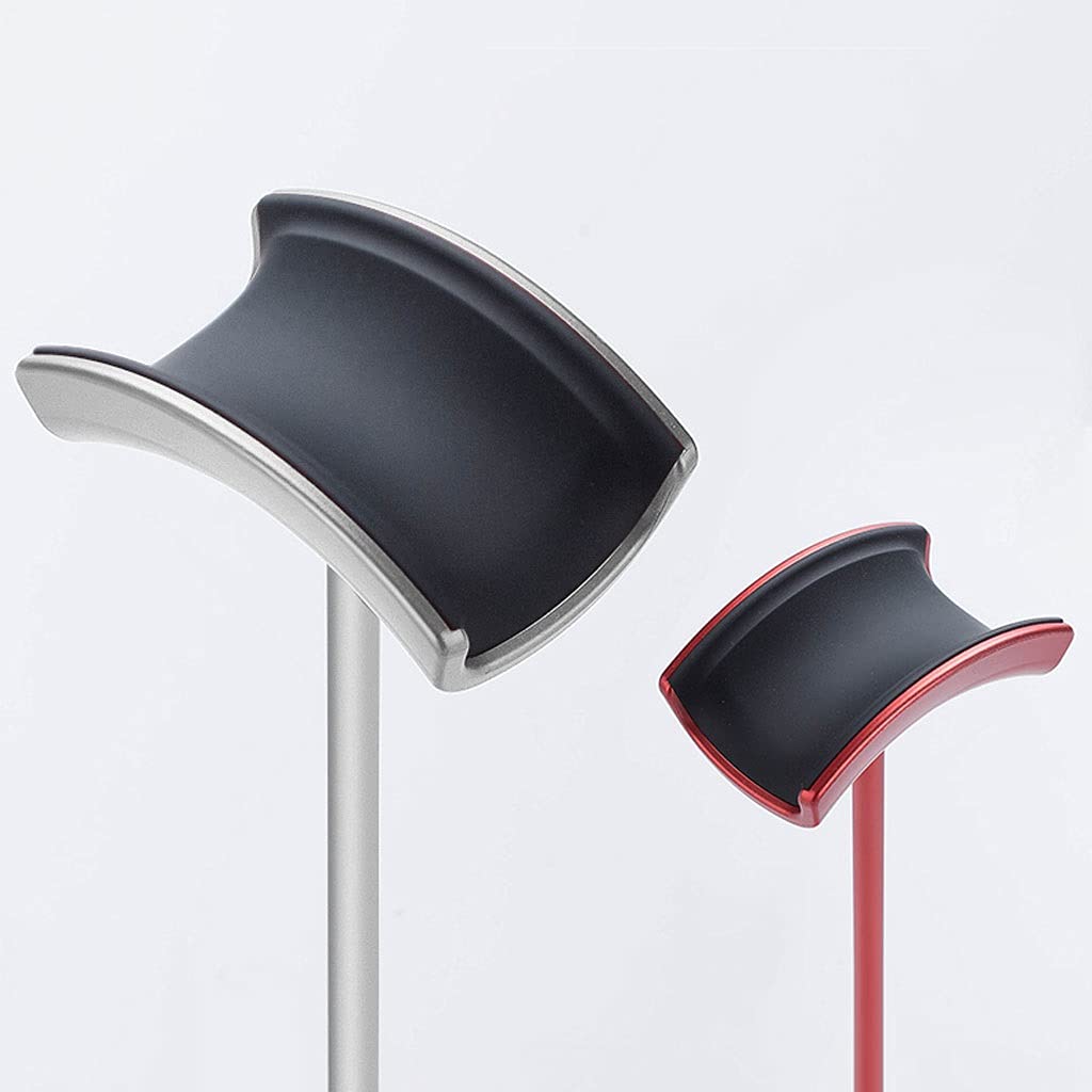 Supporto per Cuffie, Gancio per Auricolari, appendi Cuffie in Lega, Accessori Verticali per Tavolo da Gioco, Nero/Argento/Rosso