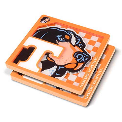 Image of YouTheFan NCAA NCAA 3D Logo Series Coasters
